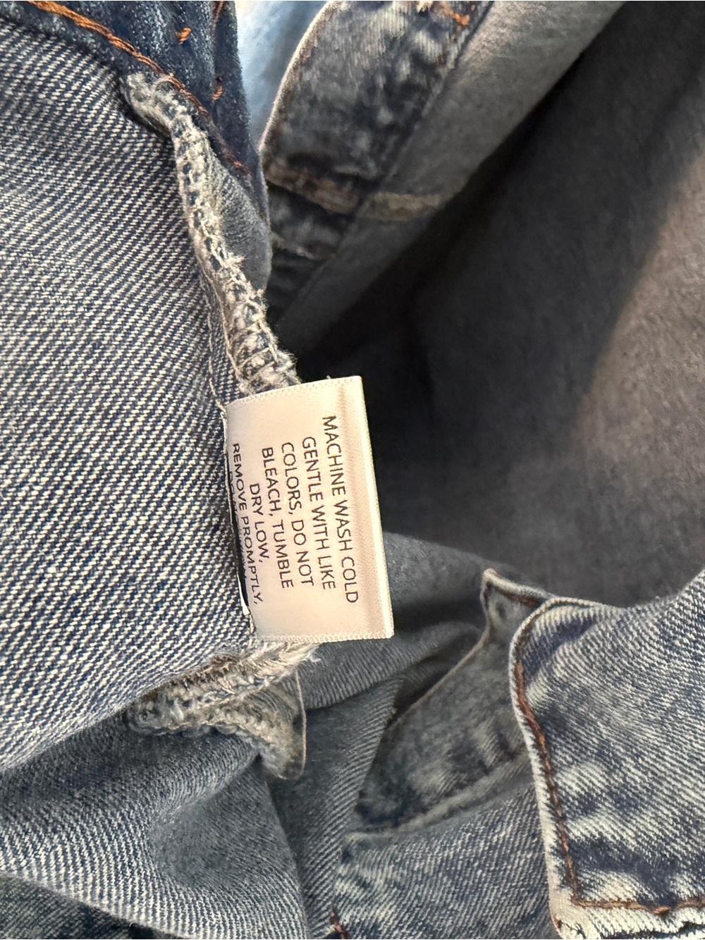 Light Wash Denim Jacket with Casual Crop Top - Picture 7 of 7
